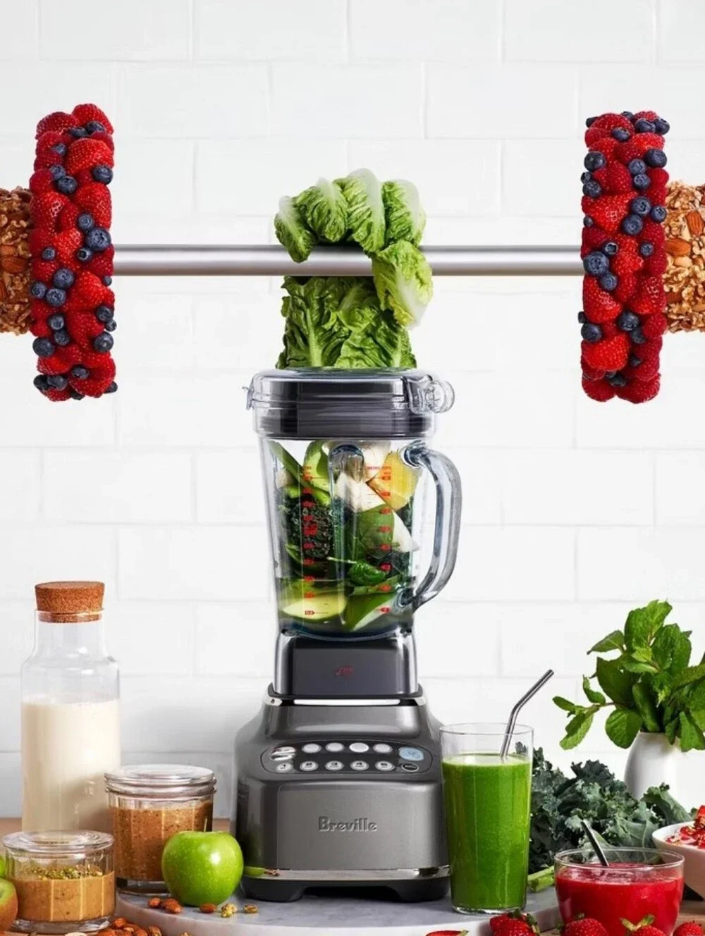 Breville The Q Blender- Smoked Hickory